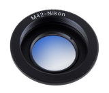 Переходник, адаптер. M42 - Nikon. С линзой. Без чипа.