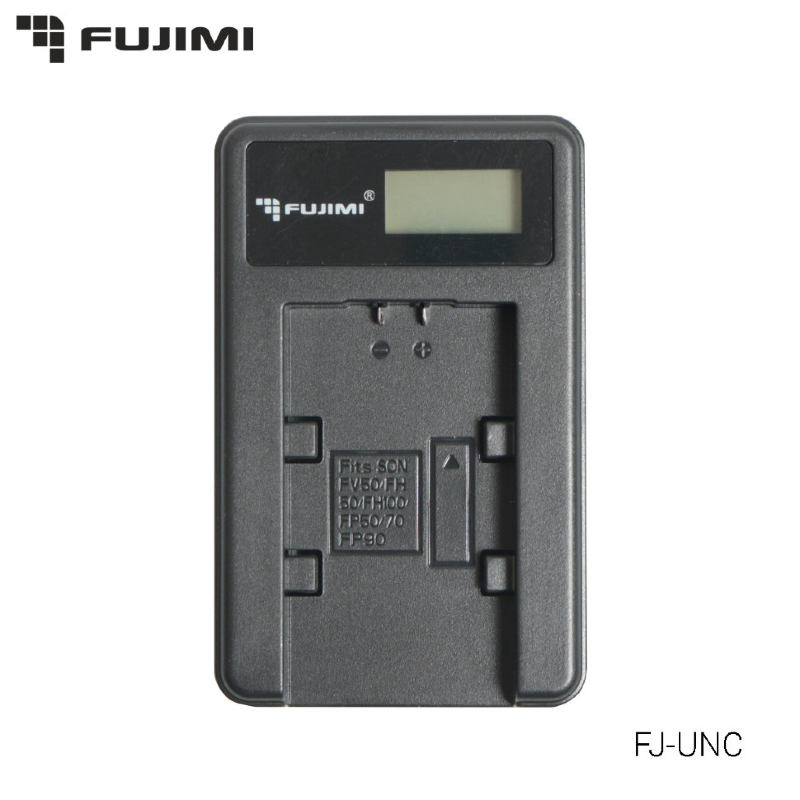 Зарядное устройство с USB Fujimi FJ-UNC-LPE6 (Canon) + aдаптер питания USB USB Зарядное устройство c ЖК дисплеем, подсветкой, системой защиты от перезаряда и перегрева аккумулятора.
 Комплектуется универсальным адаптером питания USB от 220В.