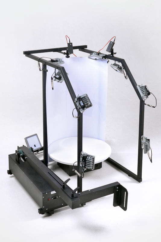 3D Фотостудия Photomechanics S-60+MLK MFT Студийный увеличенный комплект для 360-градусной и 3D-фотосъемки некрупных товаров.