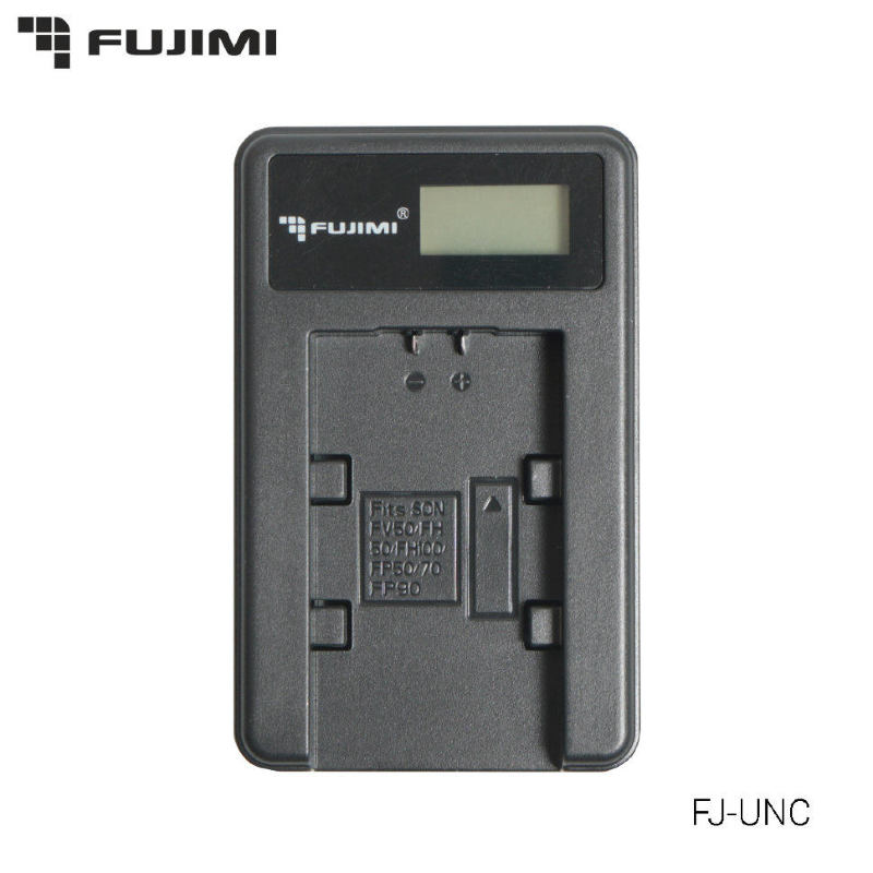 Зарядное устройство с USB FJ-UNC-BX1 (Sony) + адаптер питания USB USB Зарядное устройство c ЖК дисплеем, подсветкой, системой защиты от перезаряда и перегрева аккумулятора. Комплектуется универсальным адаптером питания USB от 220В.