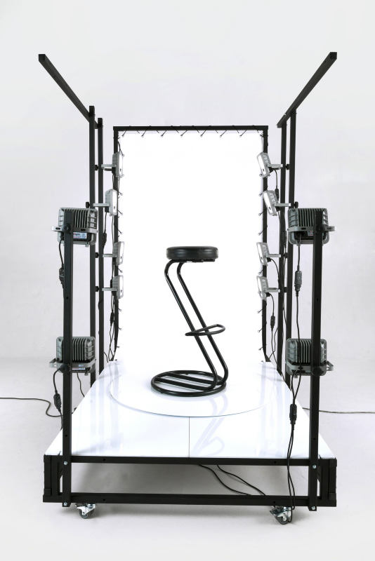 3D Фотостудия Photomechanics ST-100ML Готовая фотостудия для 360-градусной фотосъемки товаров среднего размера в базовой комплектации